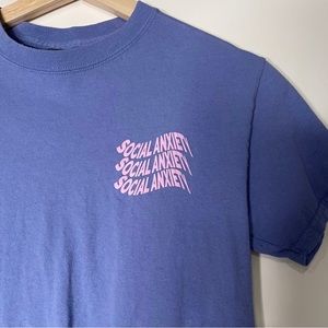PacSun social anxiety T-shirt